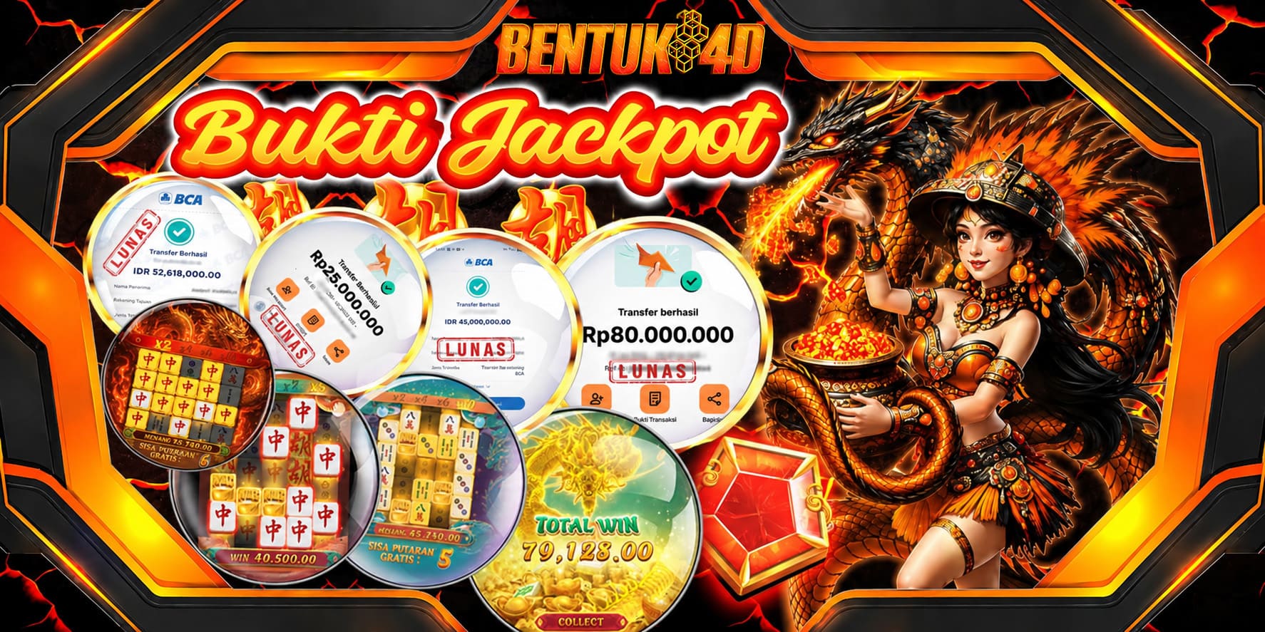 Bukti Jackpot Mahjongways di BENTUK4D